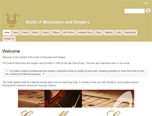 Tablet Screenshot of musiciansandsingers.org.uk